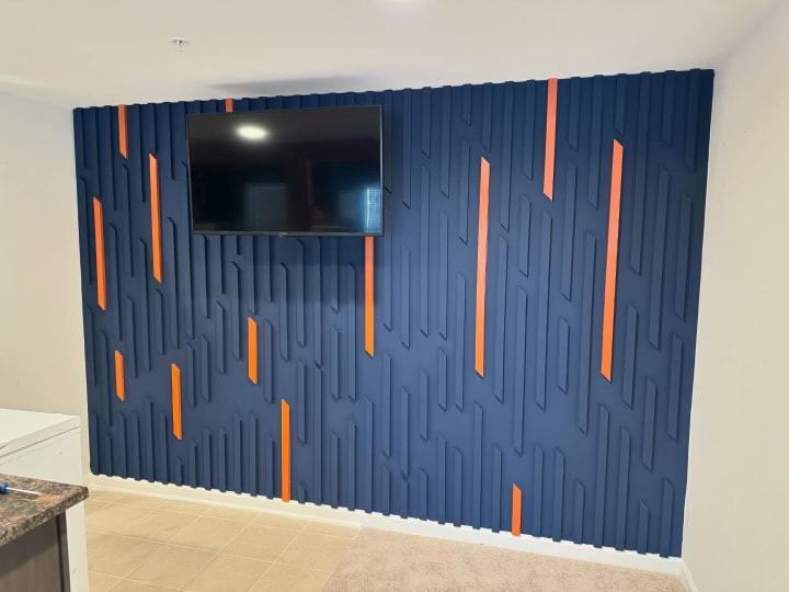 Wood Slat Office Wall wooden Design and Wallpapers Phoenix